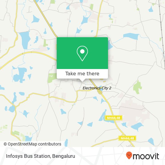 Infosys Bus Station map