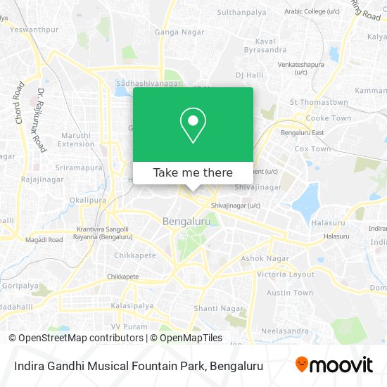 Indira Gandhi Musical Fountain Park map