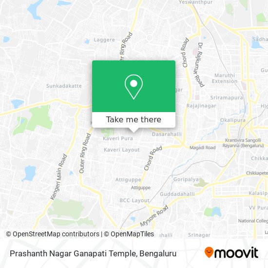 Prashanth Nagar Ganapati Temple map