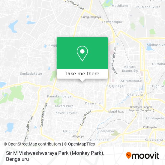 Sir M Vishweshwaraya Park (Monkey Park) map