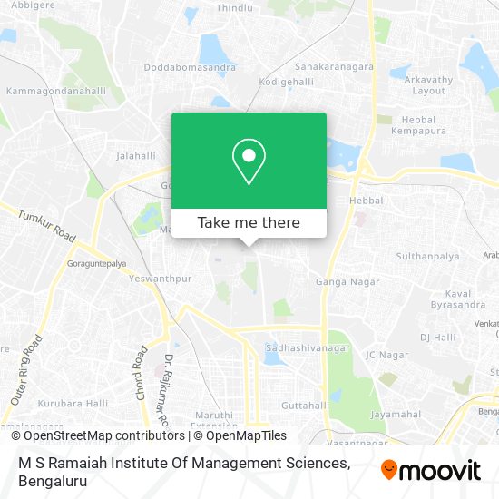 M S Ramaiah Institute Of Management Sciences map