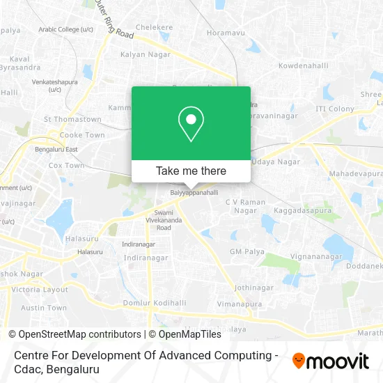 Centre For Development Of Advanced Computing - Cdac map
