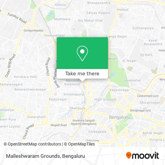 Malleshwaram Grounds map