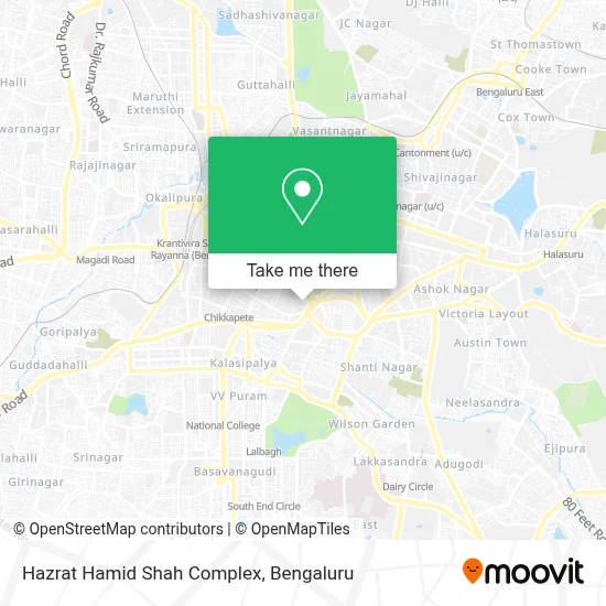 Hazrat Hamid Shah Complex map