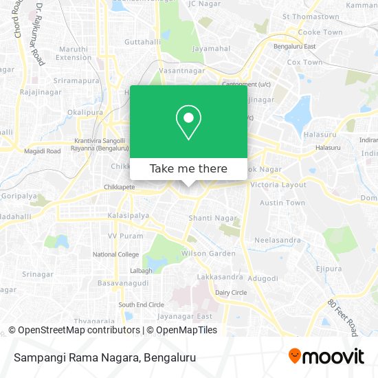 Sampangi Rama Nagara map