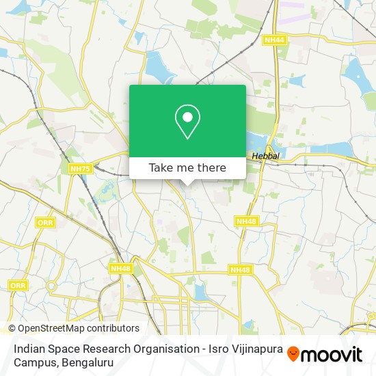 Indian Space Research Organisation - Isro Vijinapura Campus map