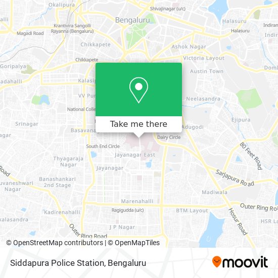 Siddapura Police Station map