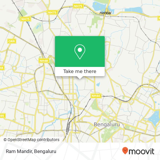 Ram Mandir map
