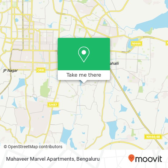 Mahaveer Marvel Apartments map