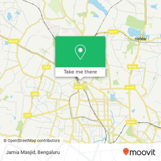 Jamia Masjid map