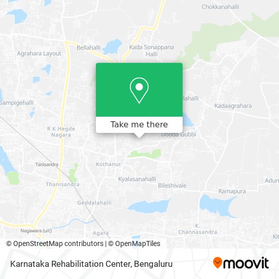 Karnataka Rehabilitation Center map