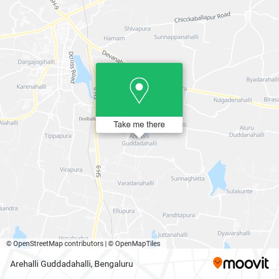 Arehalli Guddadahalli map