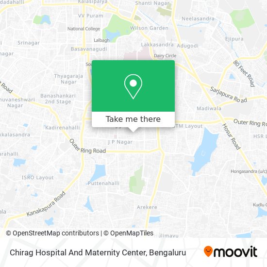 Chirag Hospital And Maternity Center map
