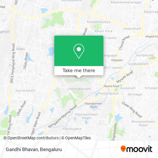 Gandhi Bhavan map