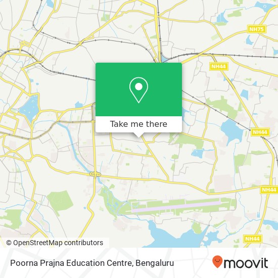 Poorna Prajna Education Centre map