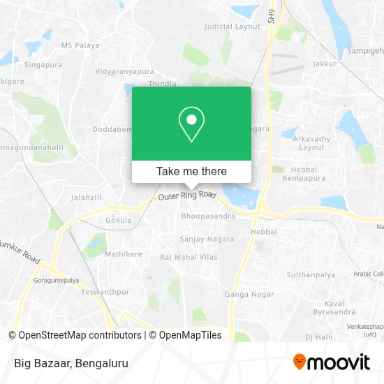 Big Bazaar map