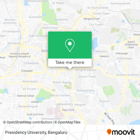 Presidency University map
