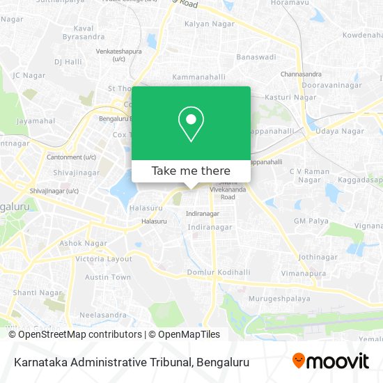 Karnataka Administrative Tribunal map