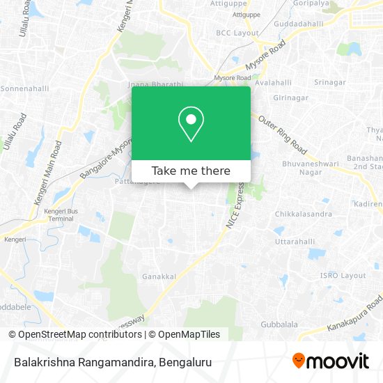 Balakrishna Rangamandira map