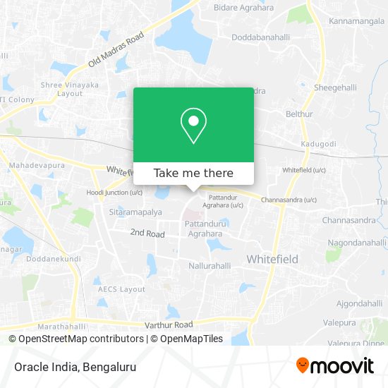 Oracle India map