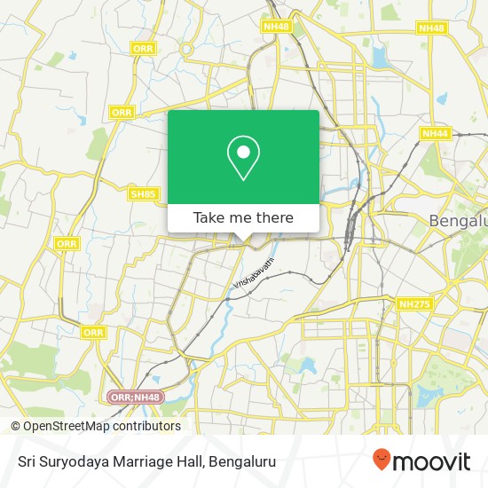Sri Suryodaya Marriage Hall map