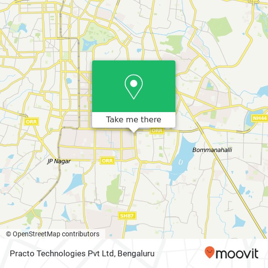 Practo Technologies Pvt Ltd map