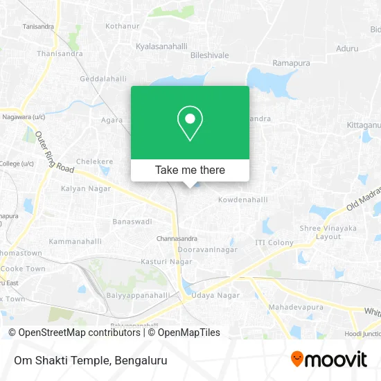 Om Shakti Temple map