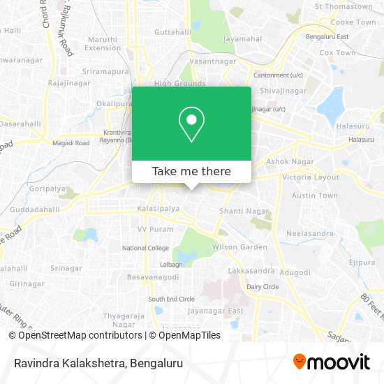 Ravindra Kalakshetra map