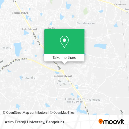 Azim Premji University map