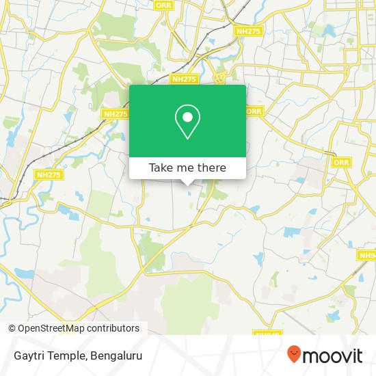 Gaytri Temple map