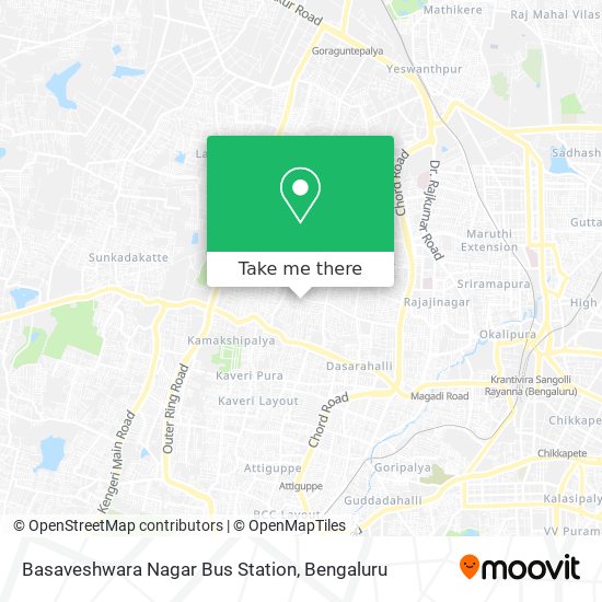 Basaveshwara Nagar Bus Station map