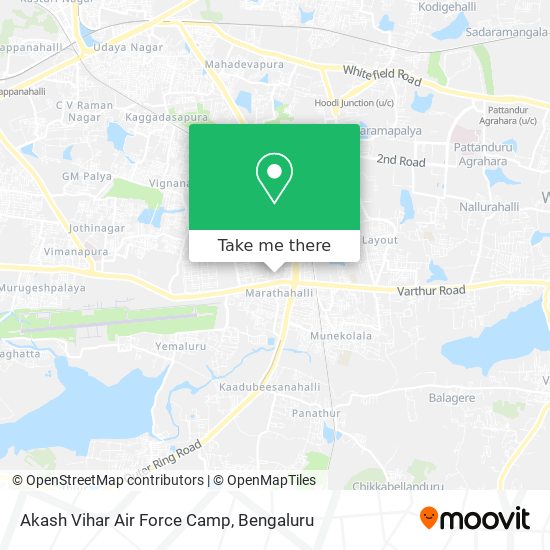 Akash Vihar Air Force Camp map
