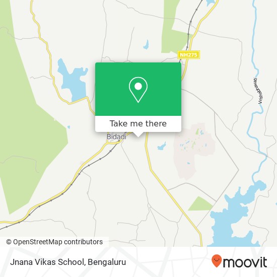 Jnana Vikas School map