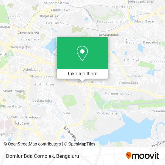 Domlur Bda Complex map