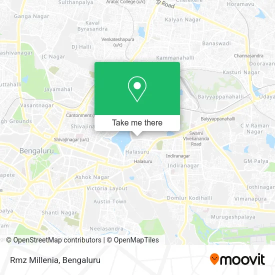 Rmz Millenia map