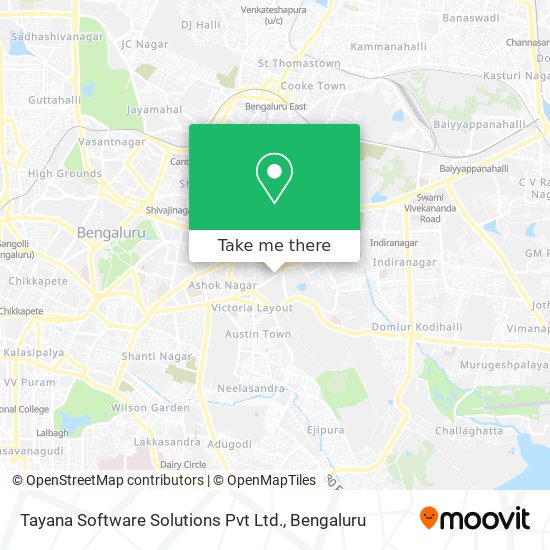 Tayana Software Solutions Pvt Ltd. map