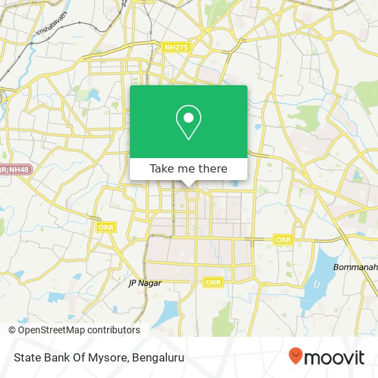 State Bank Of Mysore map