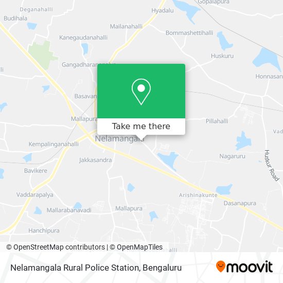 Nelamangala Rural Police Station map