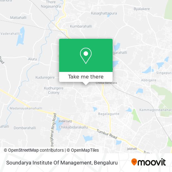 Soundarya Institute Of Management map