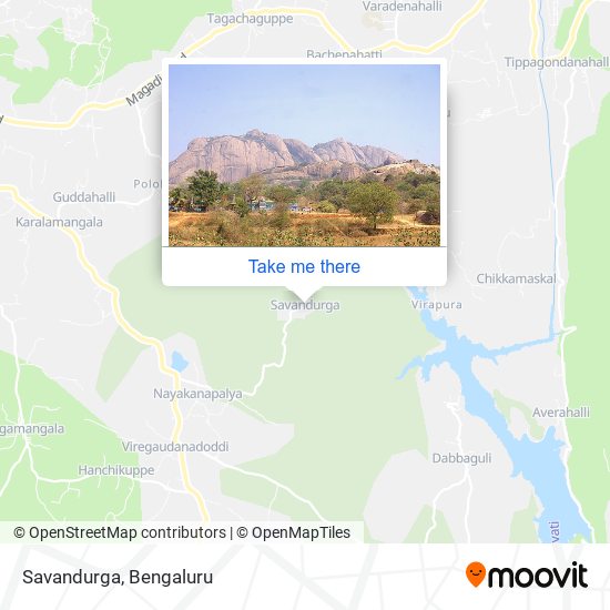 Savandurga map