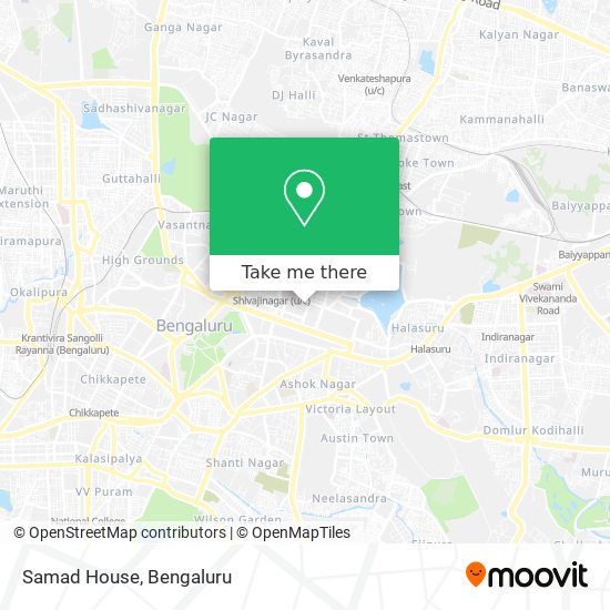 Samad House map