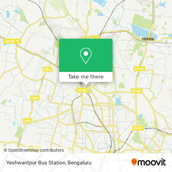 Yeshwantpur Bus Station map