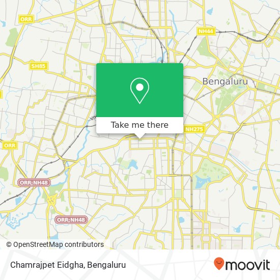Chamrajpet Eidgha map