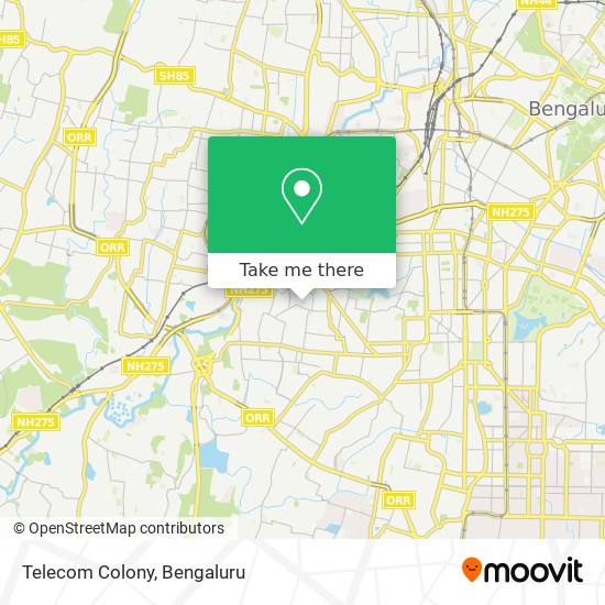 Telecom Colony map