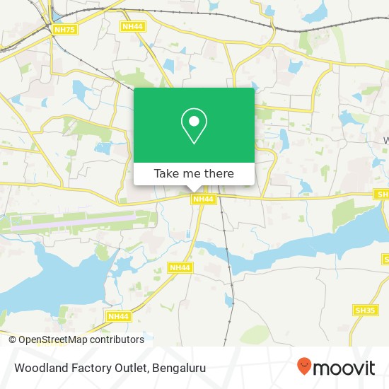 Woodland Factory Outlet map