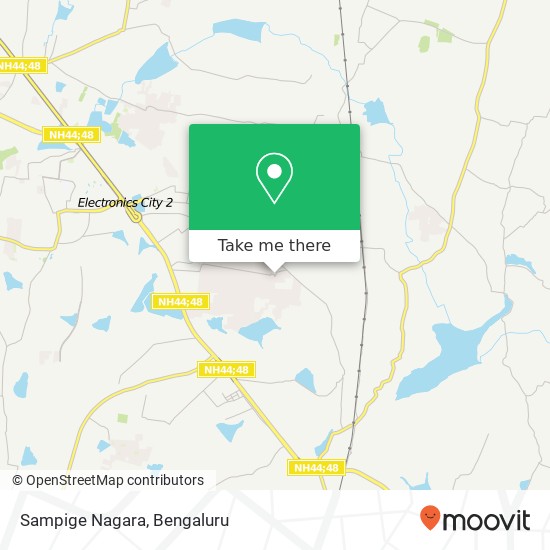 Sampige Nagara map