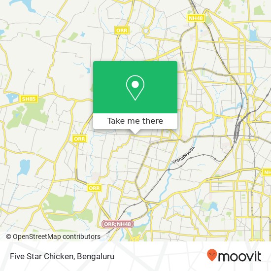 Five Star Chicken map