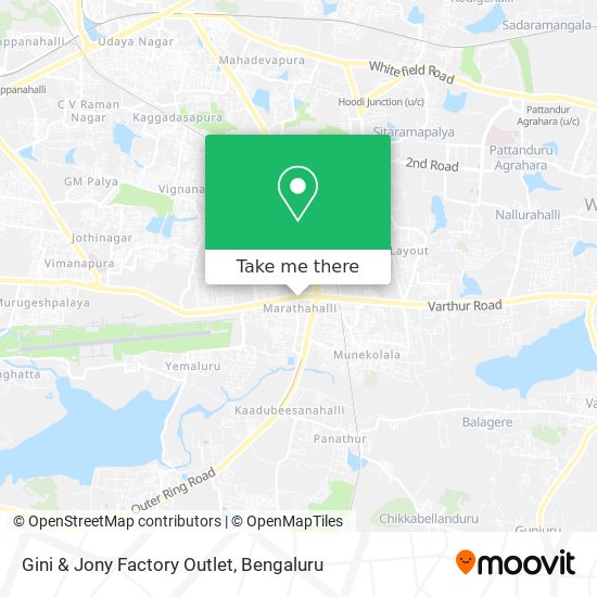 Gini & Jony Factory Outlet map