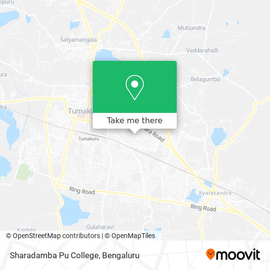 Sharadamba Pu College map