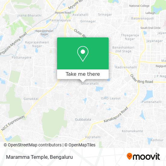 Maramma Temple map